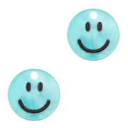 Plexx Anh&auml;nger Smiley Shiny tiffany blue