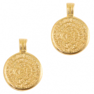 Metall Anh&auml;nger DQ Disc of Festos 16mm Gold (Nickelfrei)