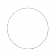 Metall Zubehör DQ Ring 25mm Antik silber (Nickelfrei)