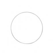 Metall Zubehör DQ Ring 20mm Antik silber (Nickelfrei)