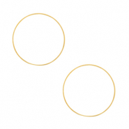 Metall Zubehör DQ Ring 10mm Gold (Nickelfrei)