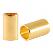 Metall Perlen DQ Tube Ø5mm Gold (Nickelfrei)
