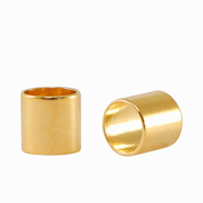 Metall Perlen DQ Tube Ø5mm Gold (Nickelfrei)