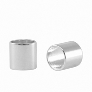 Metall Perlen DQ Tube Ø5mm Antik Silber (Nickelfrei)