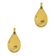 Metall Anh&auml;nger DQ Tropfen Gold (Nickelfrei)