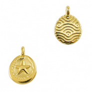 Metall Anh&auml;nger DQ Seestern Gold (Nickelfrei)