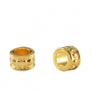 Metall Perlen DQ Tubes Gold (Nickelfrei)