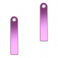 Statement-Anh&auml;nger Bar Metallic lilac purple