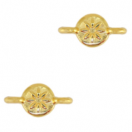 Metall Anh&auml;nger DQ Verbinder Gold (Nickelfrei)