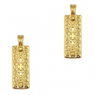 Metall Anh&auml;nger DQ Gold (Nickelfrei)