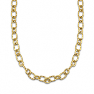 Gliederketten aus Stainless Steel - Rostfreiem Stahl Verdreht Gold