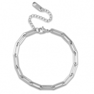 Gliederarmbänder aus Stainless Steel - Rostfreiem Stahl Silver