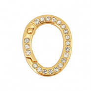 Farbiges Zubeh&ouml;r Schl&uuml;ssel Anh&auml;nger Eierf&ouml;rmig Gold