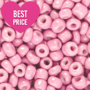 Glasperlen Rocailles 6/0 (4mm) Pretty pink