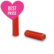 Glasperlen Rocailles Spezial R&ouml;hrchen Red