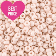 Glasperlen Rocailles 12/0 (2mm) Peach beige