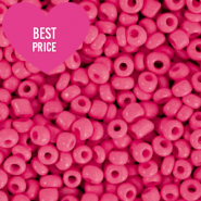 Glasperlen Rocailles 8/0 (3mm) Tulip pink