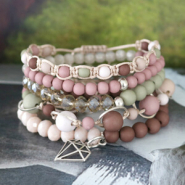 Schmucksets Acryl Perlen