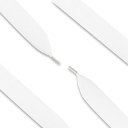 Trendy Schn&uuml;rsenkel Organza White