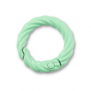 Farbiges Zubeh&ouml;r Schl&uuml;ssel Anh&auml;nger Ring Mint green