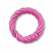 Farbiges Zubeh&ouml;r Schl&uuml;ssel Anh&auml;nger Ring Magenta pink