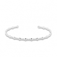 Armbänder aus Stainless Steel - Rostfreiem Stahl Bangle Silver