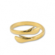Ringe aus Stainless Steel - Rostfreiem Stahl H&auml;nde Gold
