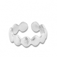 Ringe aus Stainless Steel - Rostfreiem Stahl Muschel Silver