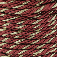 Trendy Kordel Twisted 3mm Warm red-gold