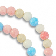 8 mm Glasperlen Multicolor