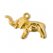 Metall Anh&auml;nger DQ Elefant Gold (Nickelfrei)