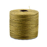 Nylon S-Lon Kordel 0.5mm Olive green gold