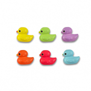 Metall Perlen Enamel Ente Multicolour