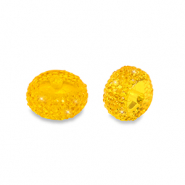 Resin Perlen Rondell 12mm Orange