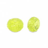 Resin Perlen Rondell 6mm Light green