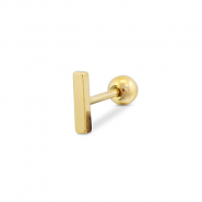Ohrpiercing aus Stainless Steel - Rostfreiem Stahl Gold