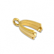 Stainless Steel - Rostfrei Stahl Schmuckzubehör Collierschlaufe für Anhänger Gold