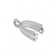 Stainless Steel - Rostfrei Stahl Schmuckzubehör Collierschlaufe für Anhänger Silver