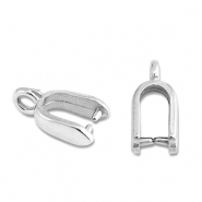 Stainless Steel - Rostfrei Stahl Schmuckzubeh&ouml;r Collierschlaufe f&uuml;r Anh&auml;nger Silver