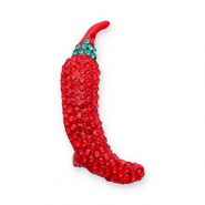 Broschen Chilischote Red-green
