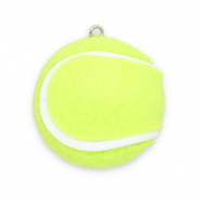 Statement-Anh&auml;nger Tennisball Lime green-white
