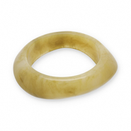 Resin-Armbänder Bangle Mustard yellow