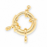 Eco-brass® Metall Zubehör DQ Rettungsring Verschluss Gold (Nickelfrei)