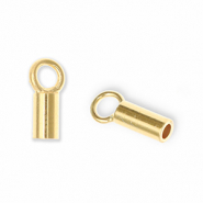 Eco-brass&reg; Metall Zubeh&ouml;r DQ Endkappe Gold (Nickelfrei)