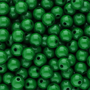 8 mm Acrylperlen Shiny Green