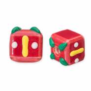 Glasperlen Geschenk Red-green