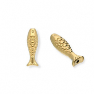 Stainless Steel - Rostfrei Stahl Perlen Fisch Gold