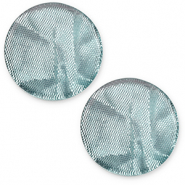 20 mm flach Cabochon Polaris Elements Las Vegas Petrol green