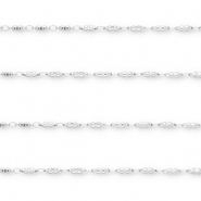 Stainless Steel - Rostfrei Stahl Schmuckzubehör Gliederkette Silver