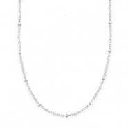 BY31&reg; Stainless Steel - Rostfrei Stahl Gliederketten mit Kugeln Silver